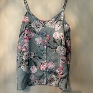 NEW Show Me Your Mumu Strap Cami Cammy Primavera Floral Pink and White Flowers S